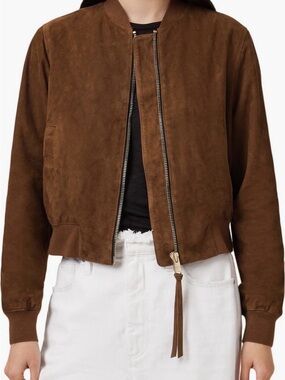 Allsaints Orten Suede Bomber Jacket